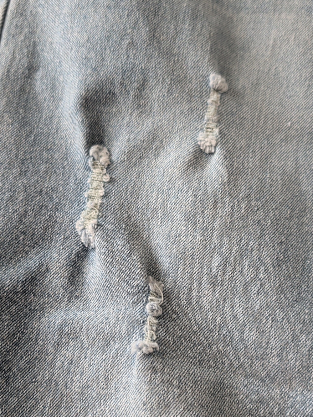 Light Blue Distressed Women’s Jeans - Picture 5 of 13
